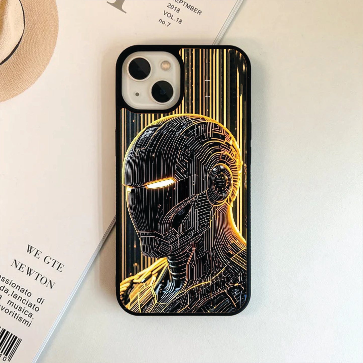 Creative Iron Man Glass Cases / Phone Cover