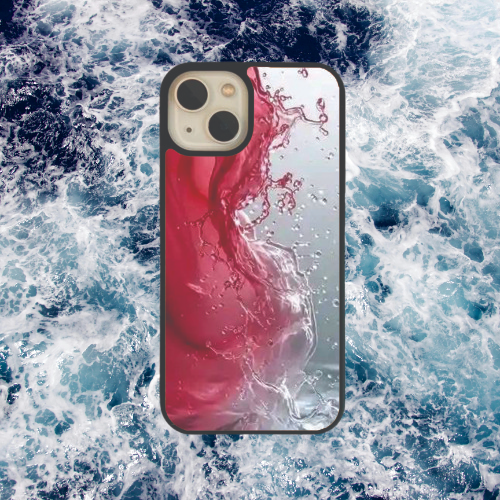 Water Marble Themed Glass Case / Phone Covers