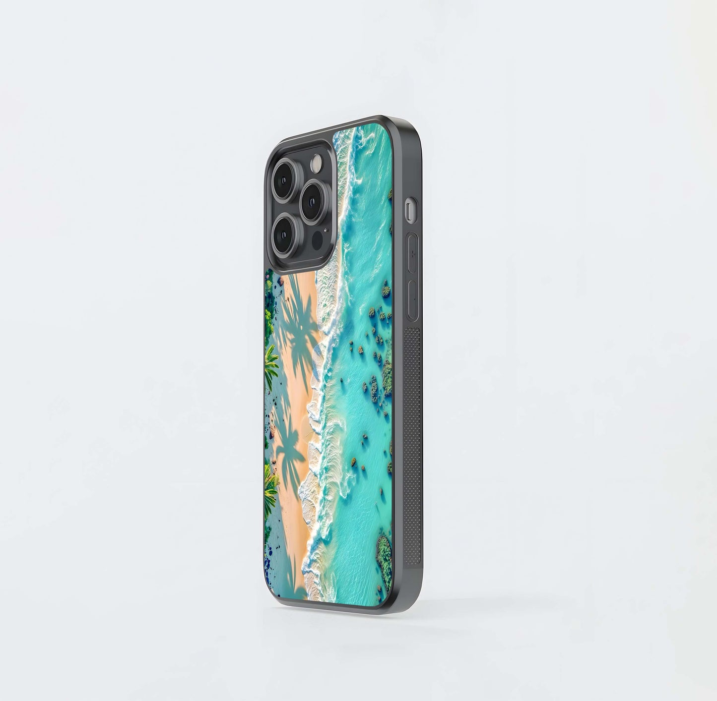 Tropical Wave Glow Glass Case
