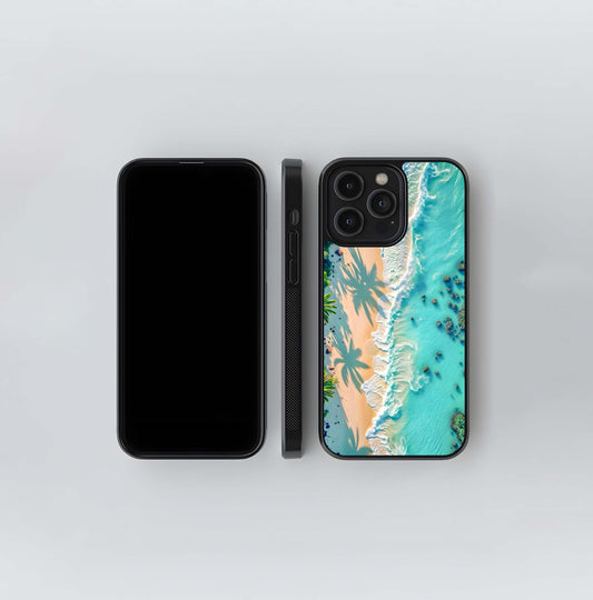 Tropical Wave Glow Glass Case