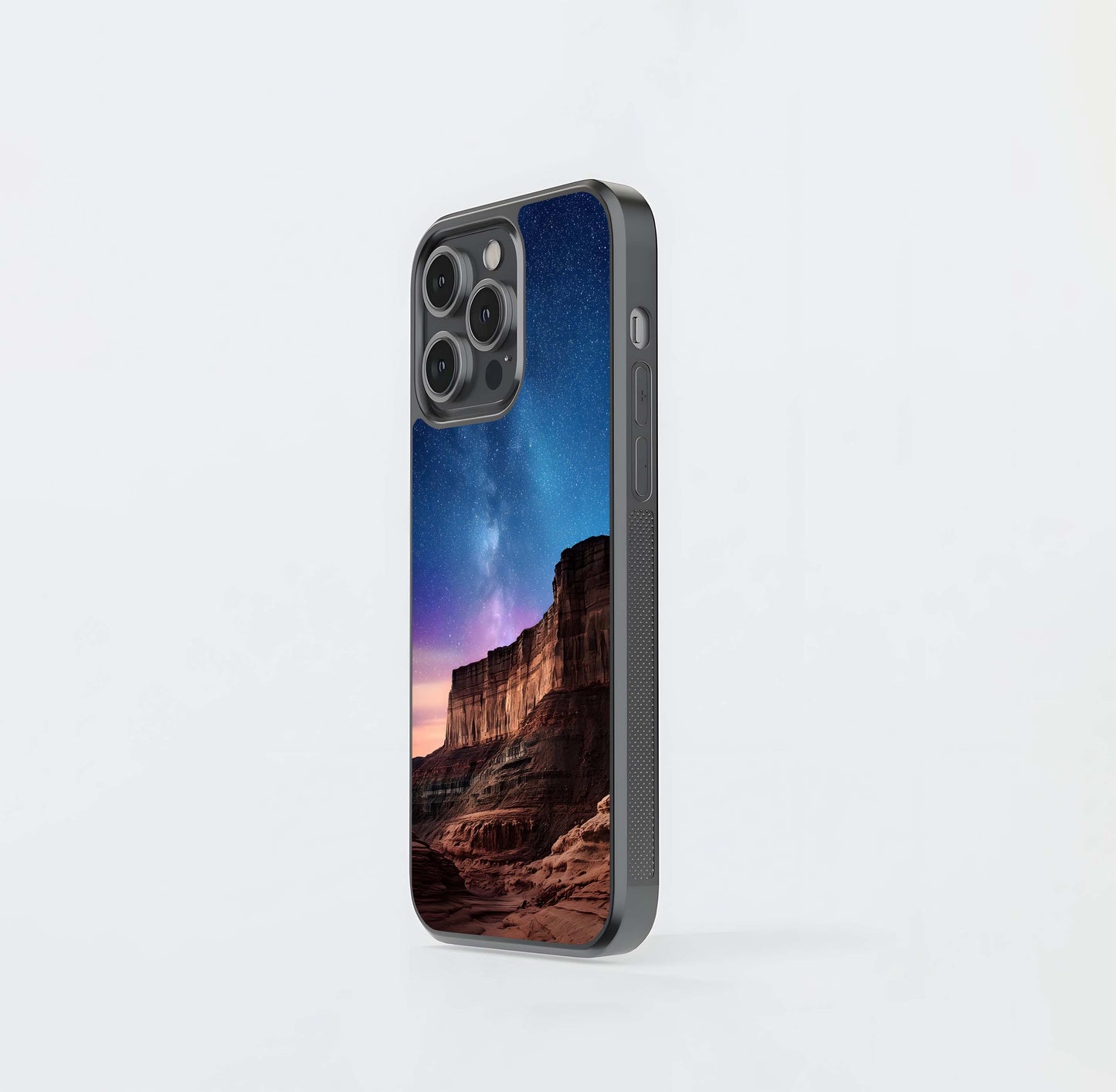 Canyon Under Galactic Sky Glass Case