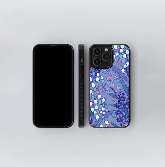 Whispering Bluebells Glass Case