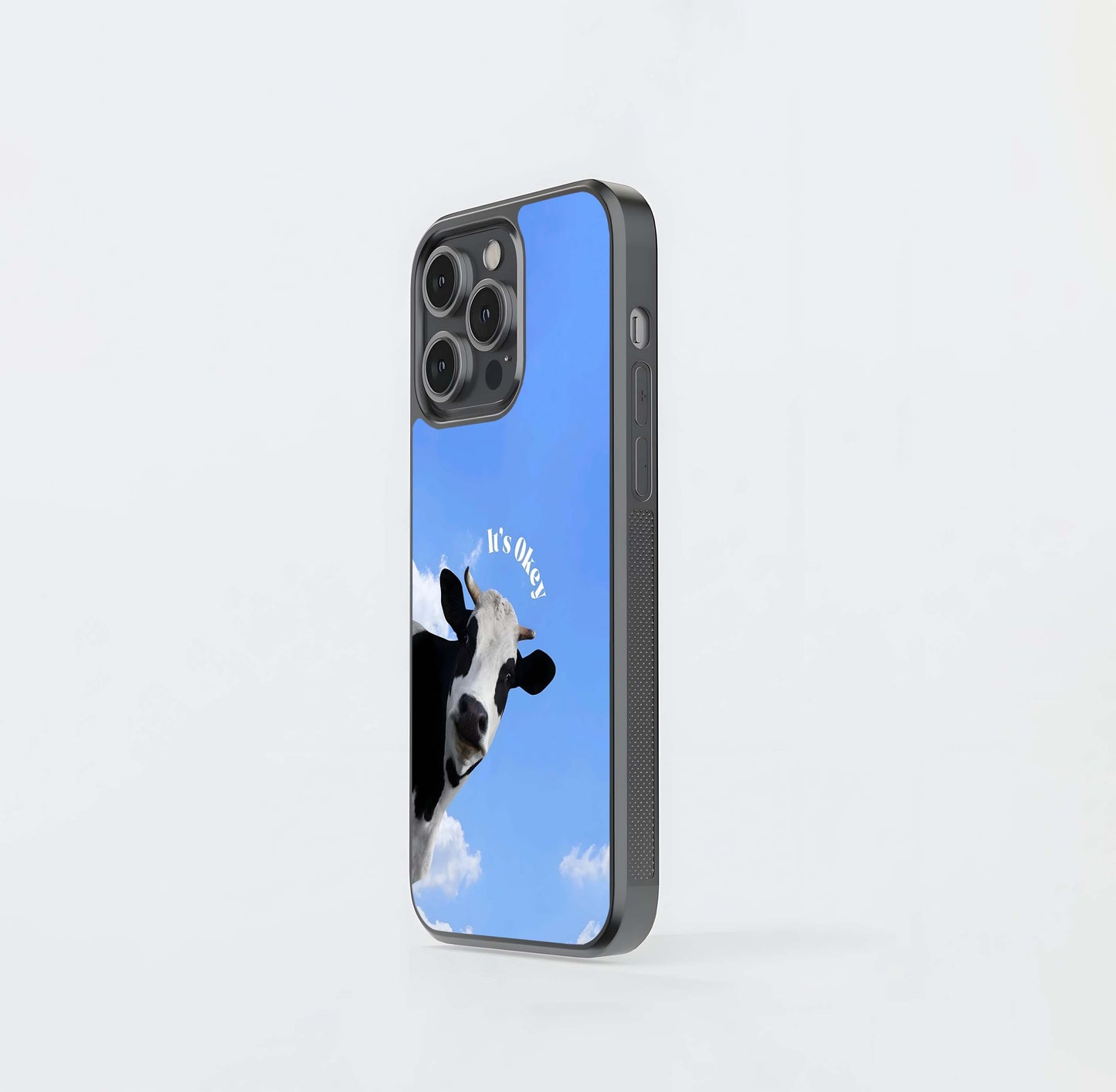 Its Okay CowGlass Case