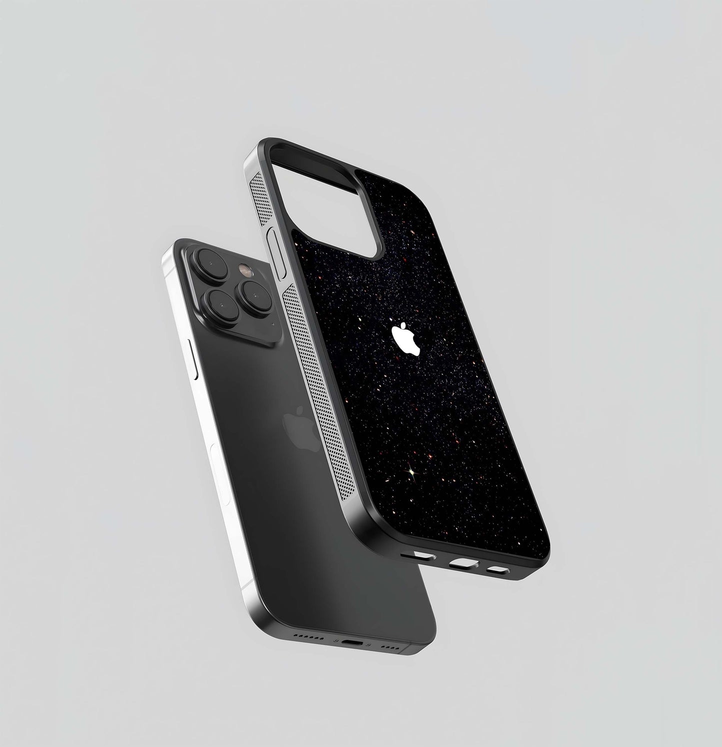 Starry Apple Galaxy Glass Case