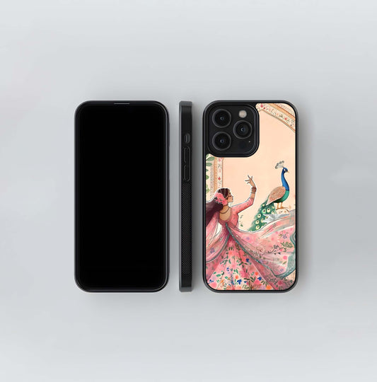 Vintage Floral Wallpaper Repeat Glass Case