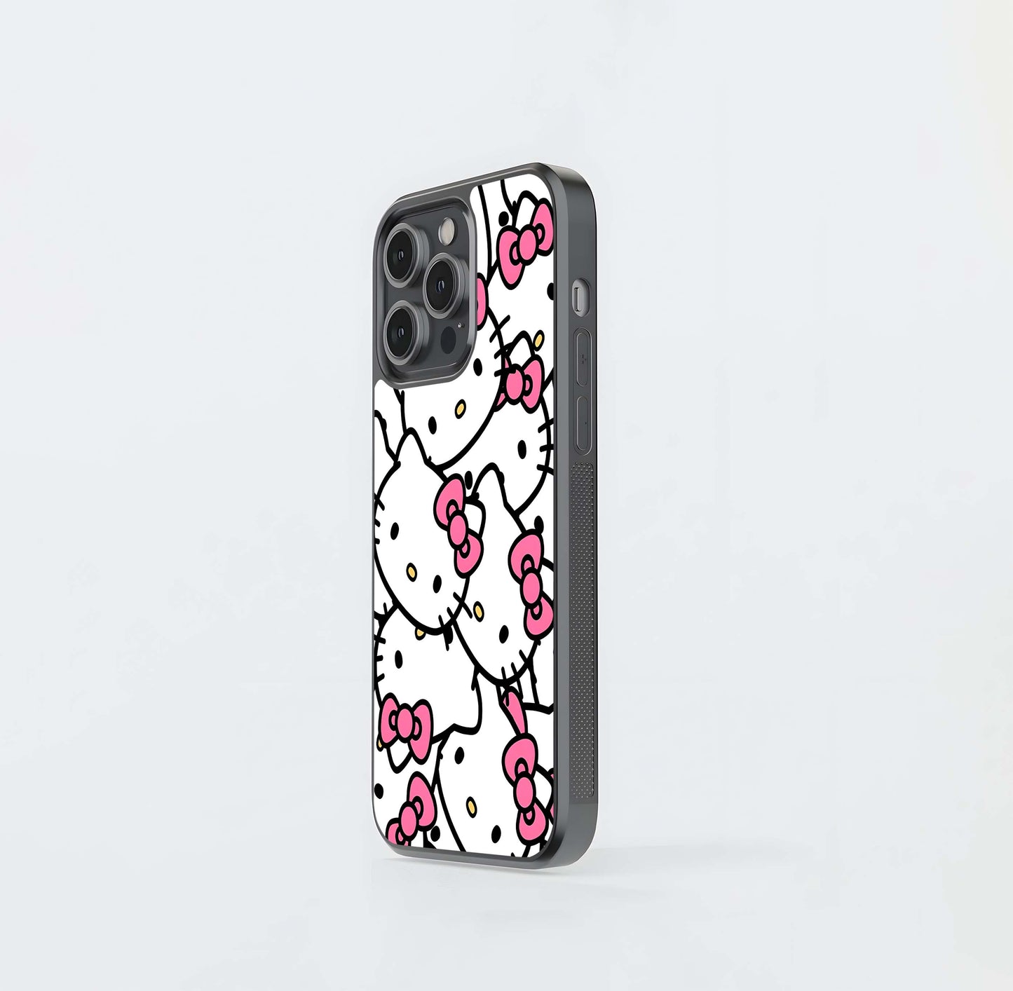 Cute Kitty Chaos Glass Case