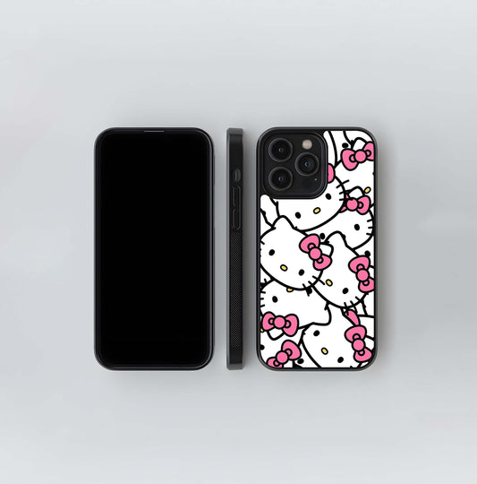 Cute Kitty Chaos Glass Case