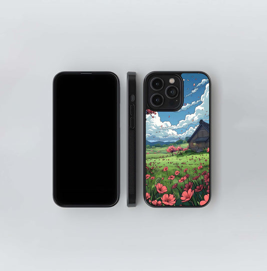 Anime Cottage Field Glass Case
