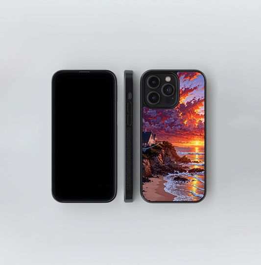 Sunset House by Sea Glass Case