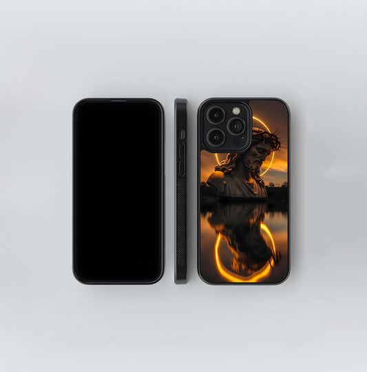 Eflections of the Christ Glass Case