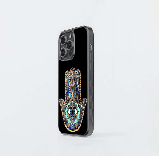Mystic Hamsa Eye Glass Case