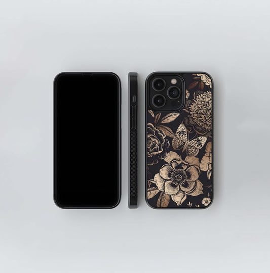 Antique Bloom Glass Case