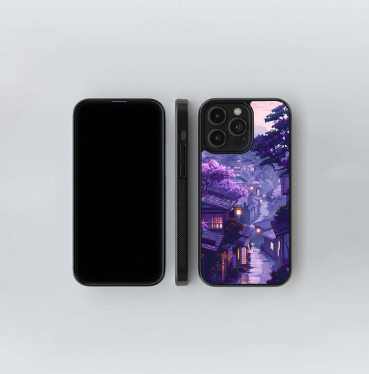 Evening Zen Townscape Glass Case