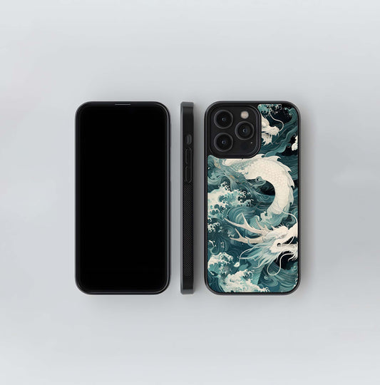 Aqua Dragon Surge Glass Case