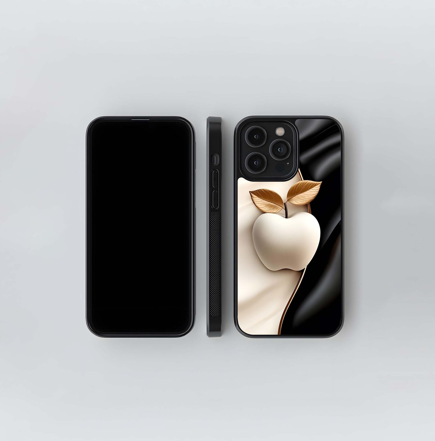 Golden Leaf Dichotomy Glass Case