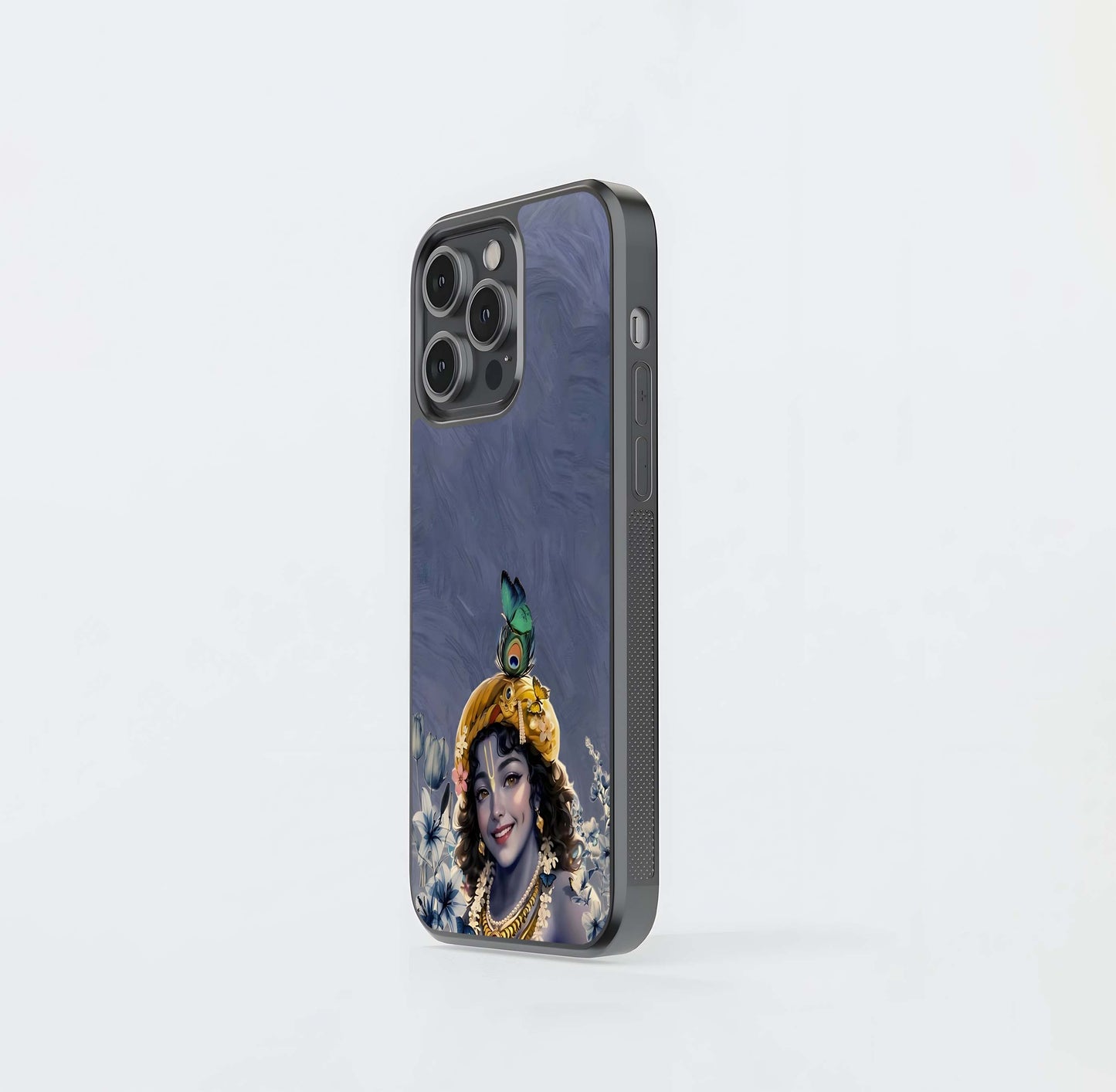 Lord Krishna Glass Case