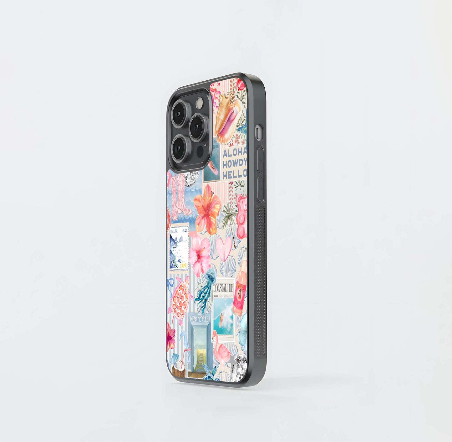 Coastal Cowgirl Dreams Glass Case