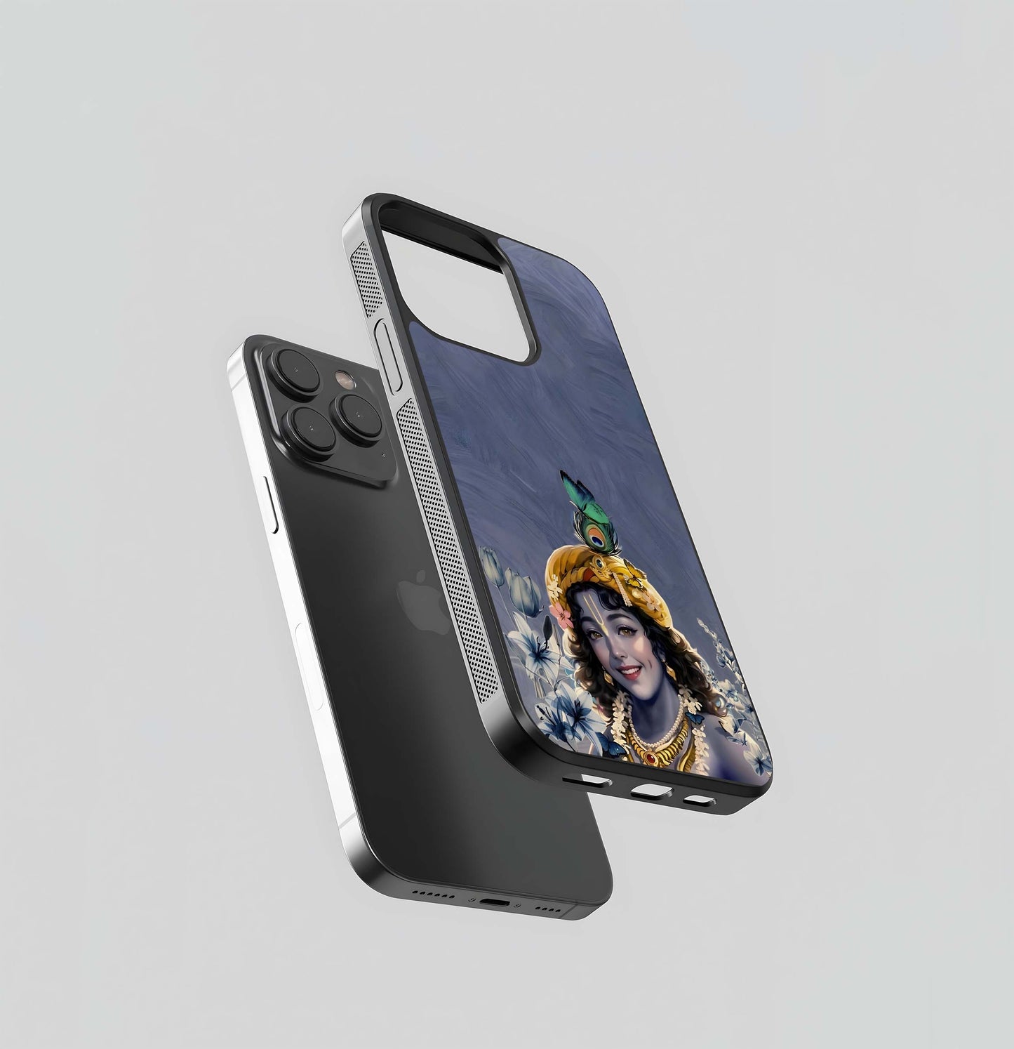 Lord Krishna Glass Case