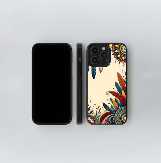 Mandala Patterns Glass Case