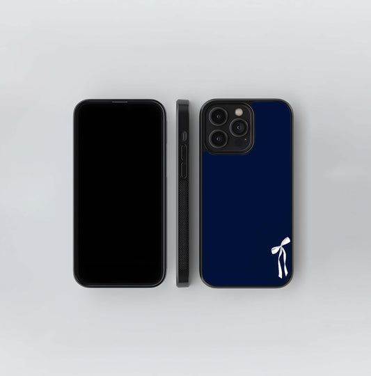 Dark Ribbon Charm Glass Case