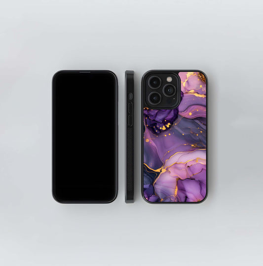 Marble Effects Background Glass Case