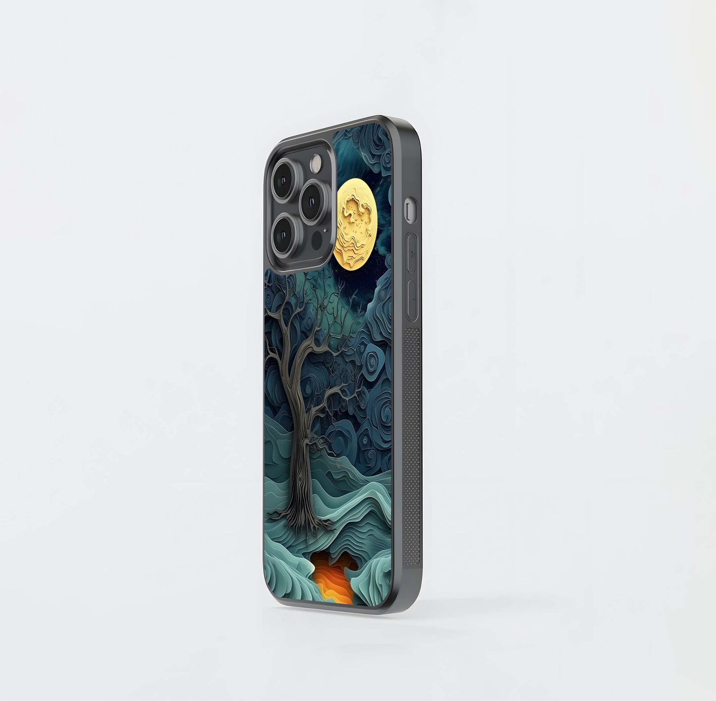 Moon Whisper Woods Glass Case