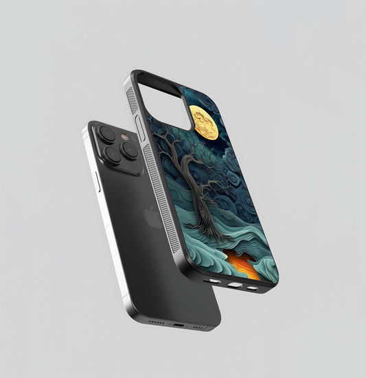 Moon Whisper Woods Glass Case