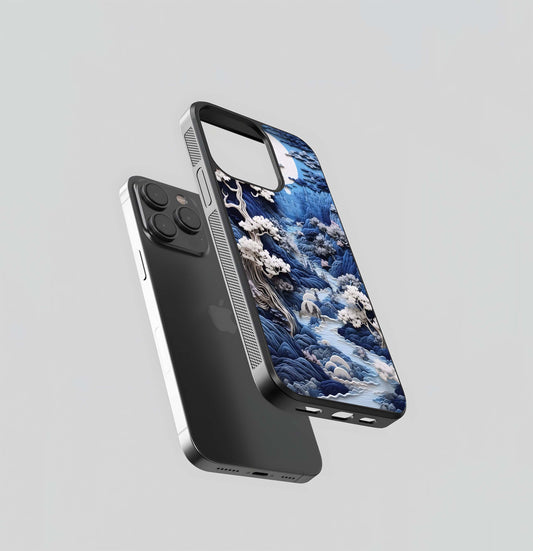 Moonlit Ice Grove Glass Case