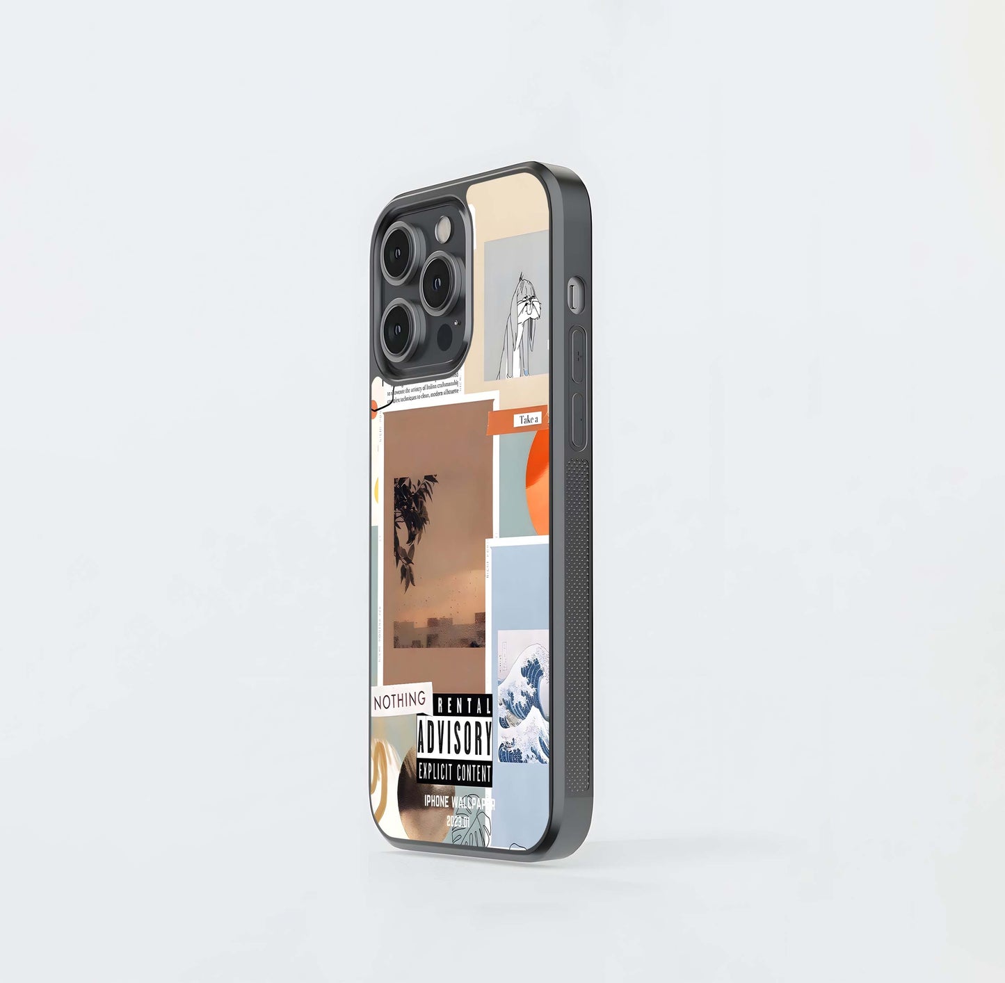 Artsy Polaroid Vibes Glass Case