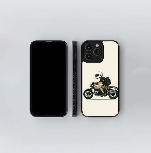 Classic BMW Motorcycle Glass Case