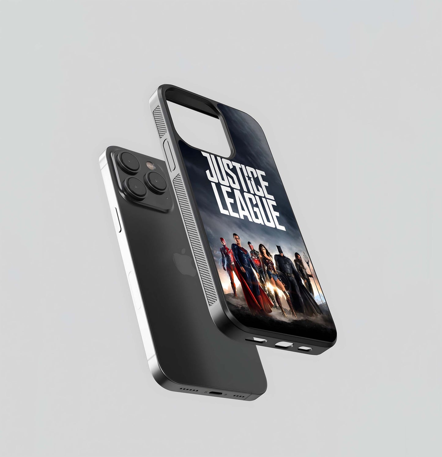 Justice League Movie Poster Glass Case