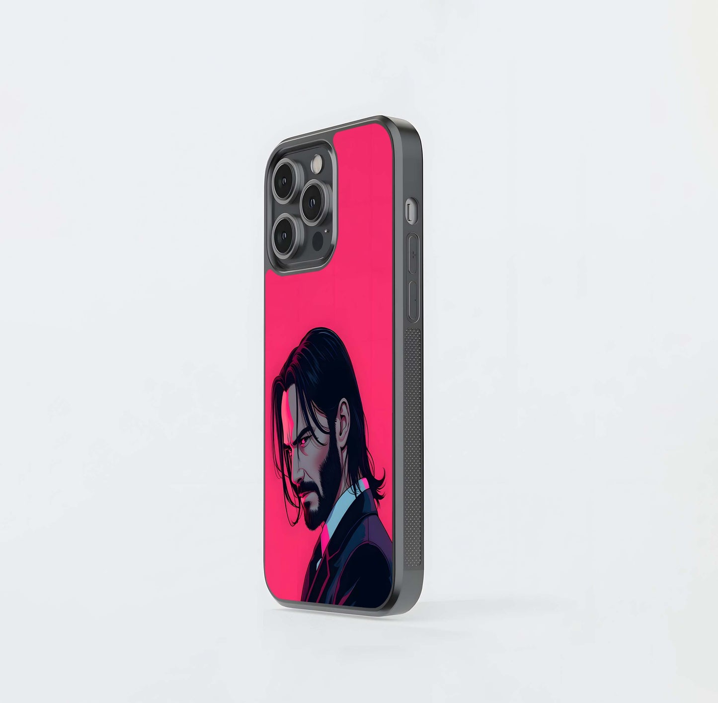 Keanu Reeves John Wick Pop Art Glass Case