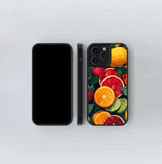 Multiple Fruits Glass Case