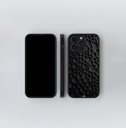 Dark Organic Mesh Glass Case