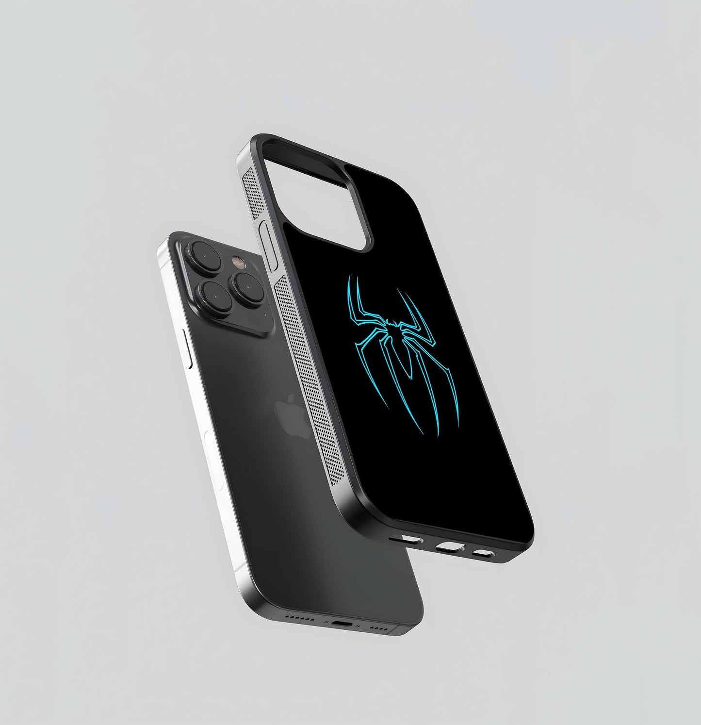 Neon Spider Glow Glass Case