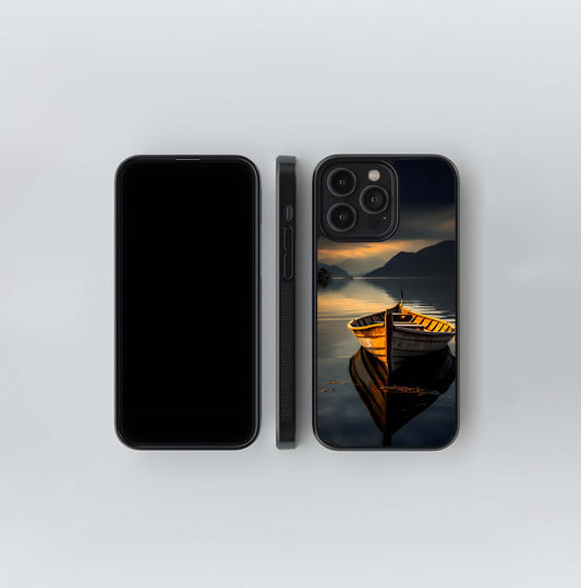 Golden Hour Boat Glass Case