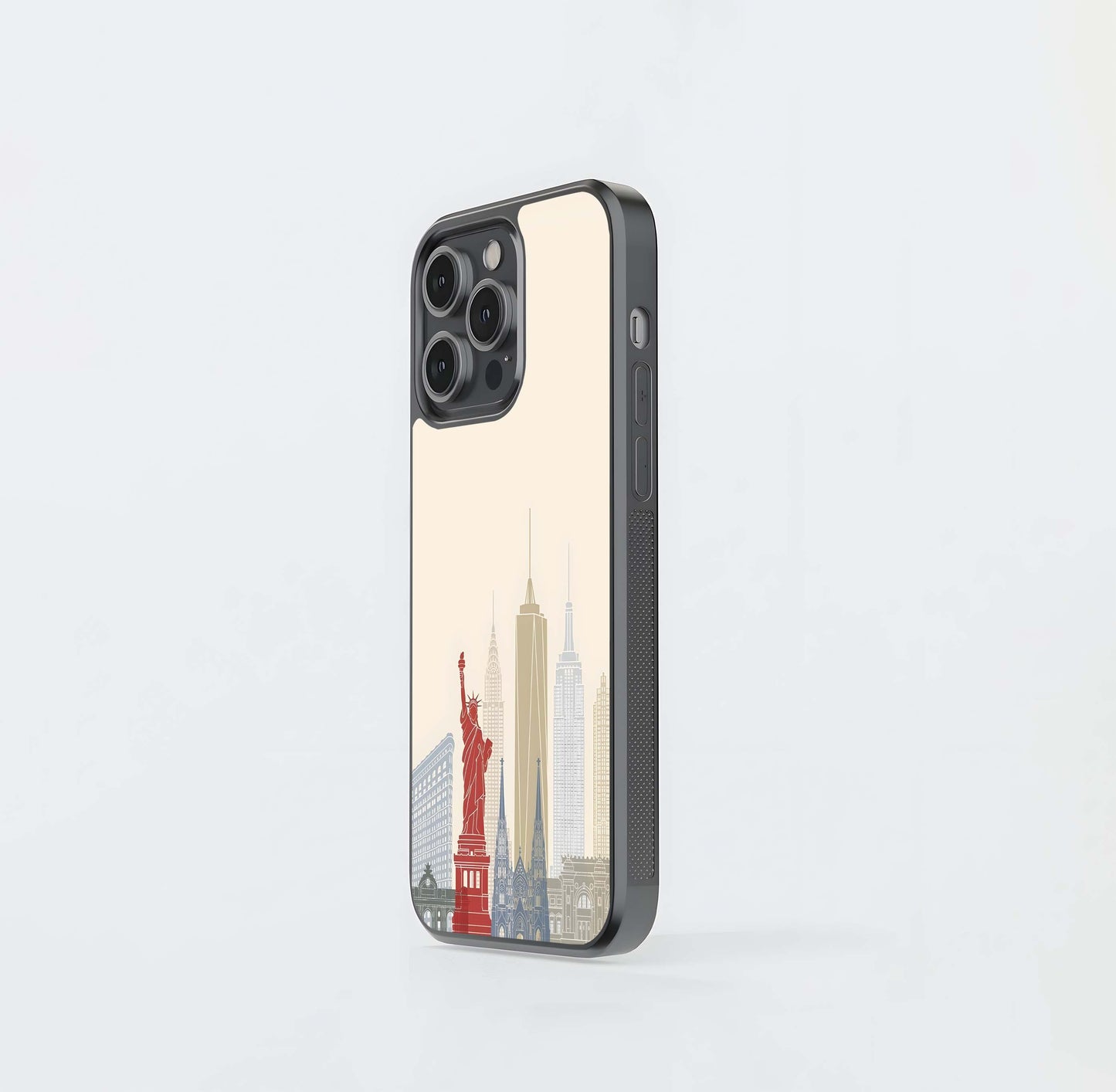 New York City skyline Glass Case