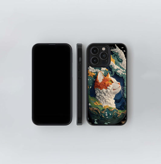 Aurora Cat Dreams Glass Case