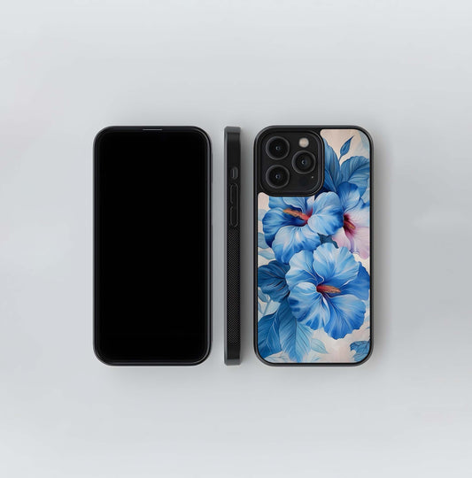 Ocean Hibiscus Grace Glass Case