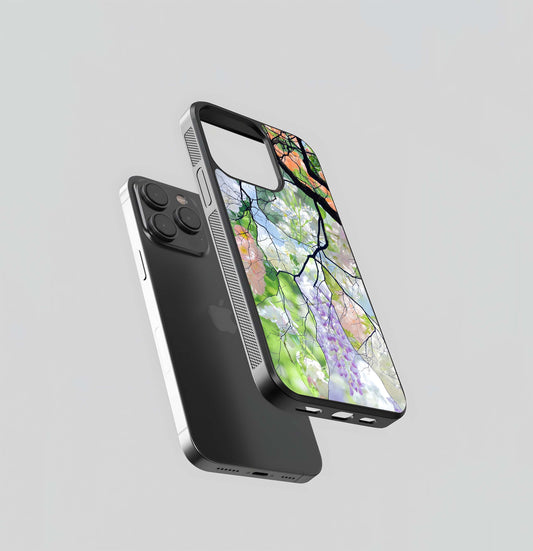 Petal Sky Whisper Glass Case