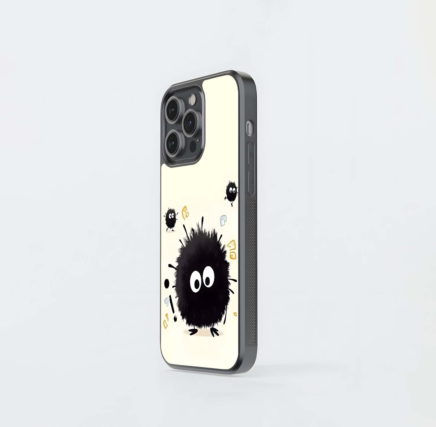 Cute Fuzzy Monsters Glass Case