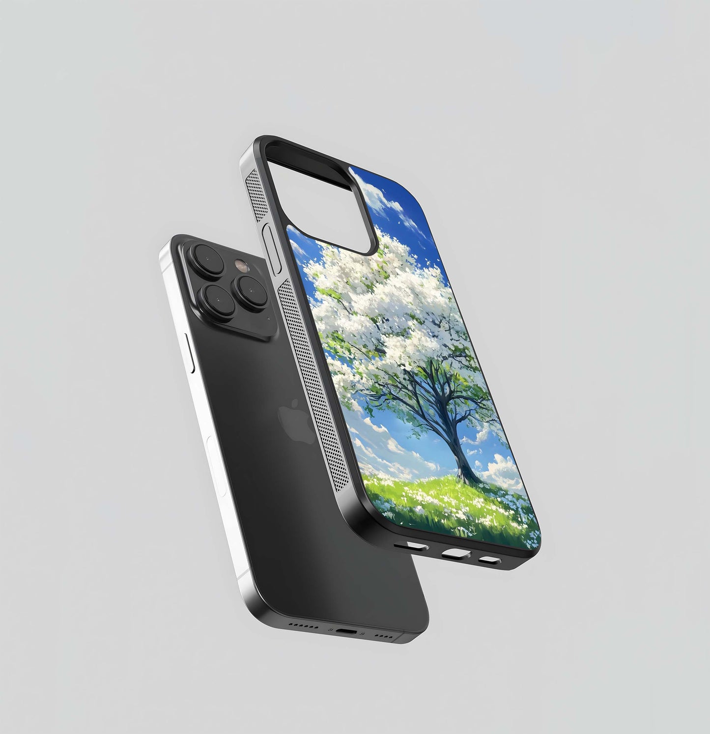 Blossom Sky Serenity Glass Case