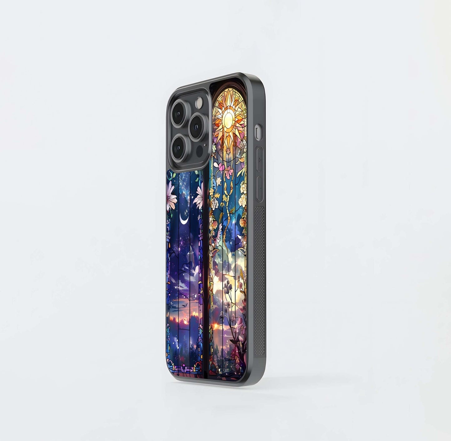 Celestial Blooming Doors Glass Cases