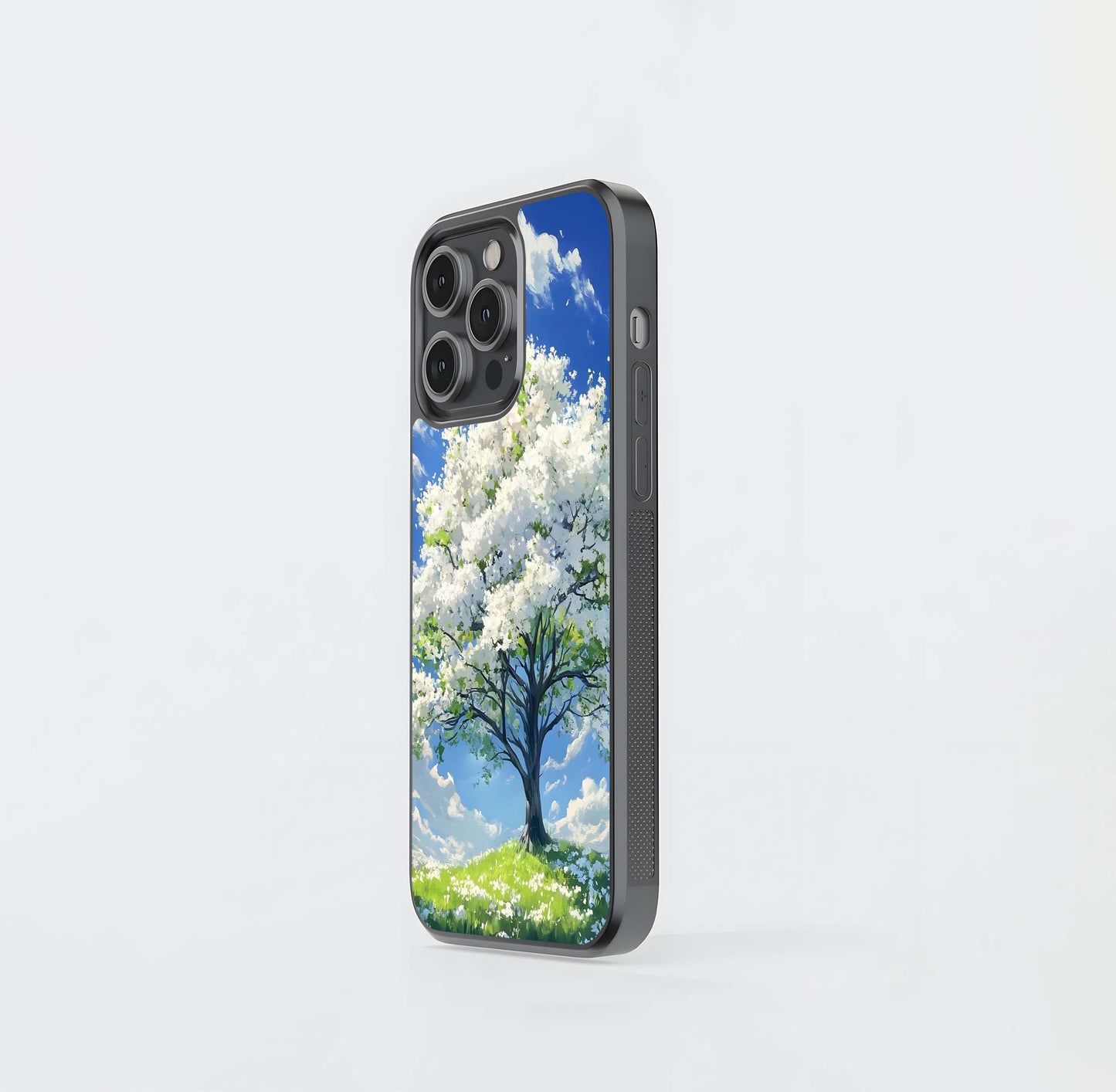 Blossom Sky Serenity Glass Case