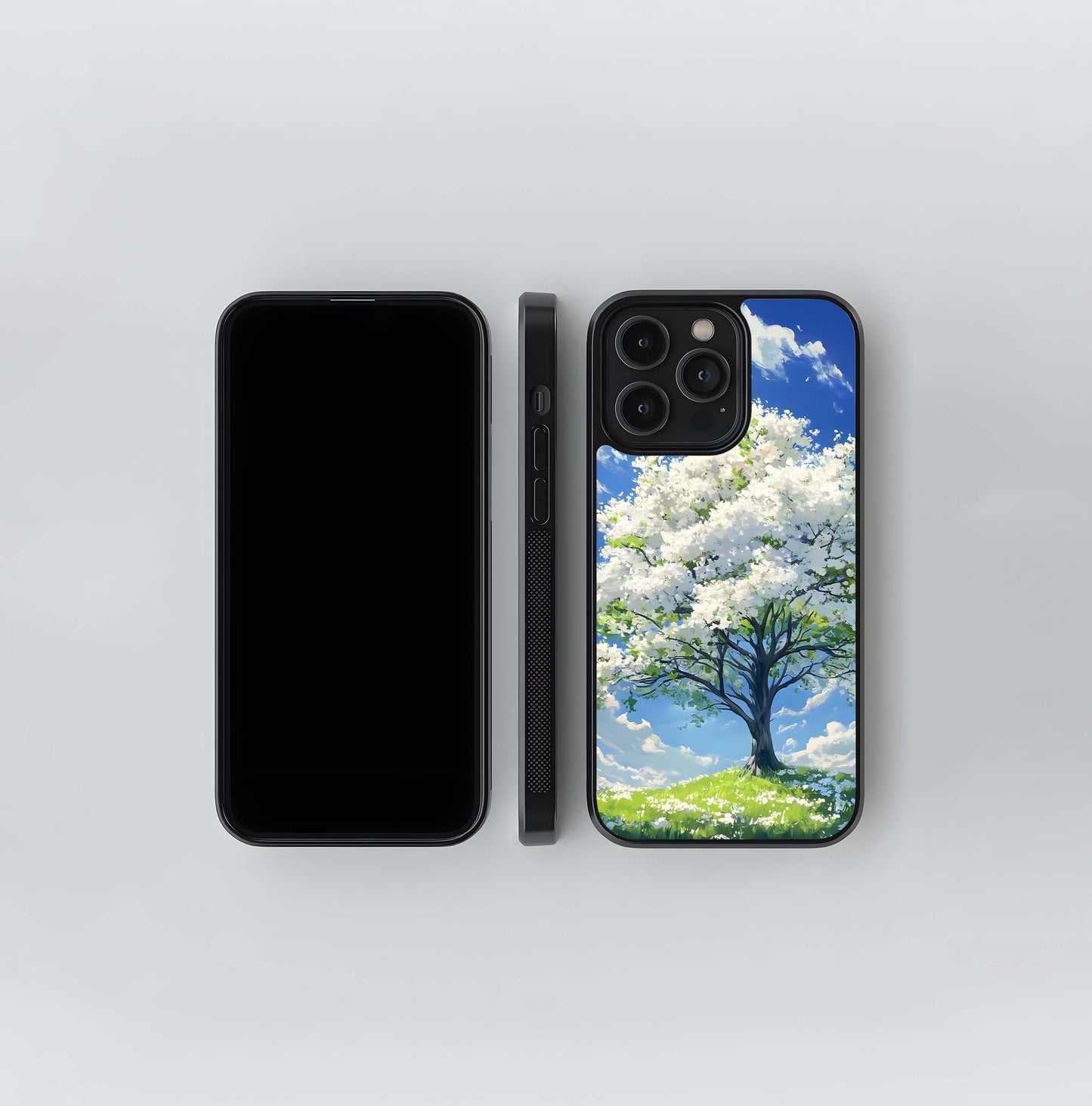 Blossom Sky Serenity Glass Case