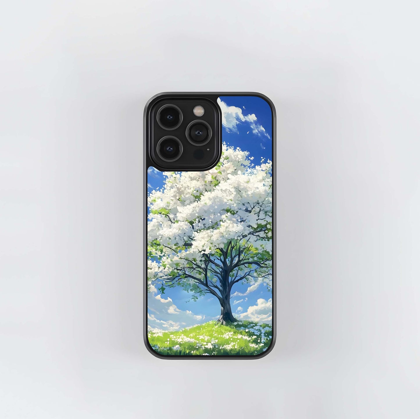 Blossom Sky Serenity Glass Case