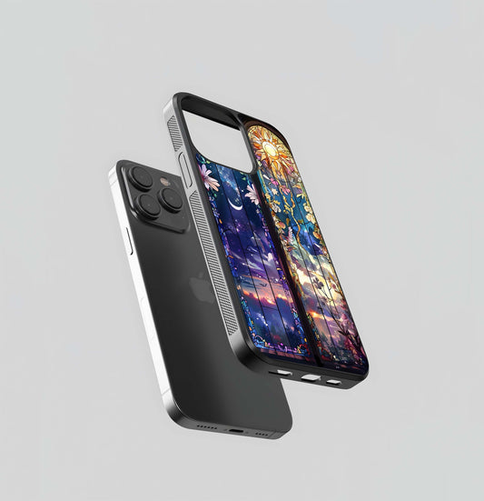 Celestial Blooming Doors Glass Cases