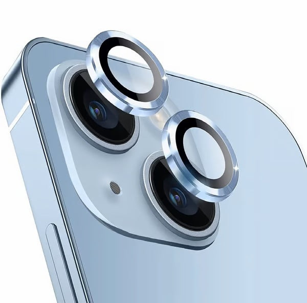 iPhone 14 | 14 Plus Series Camera Protection 3D Metal Ring Ensure your camera lenses remain scratch-free