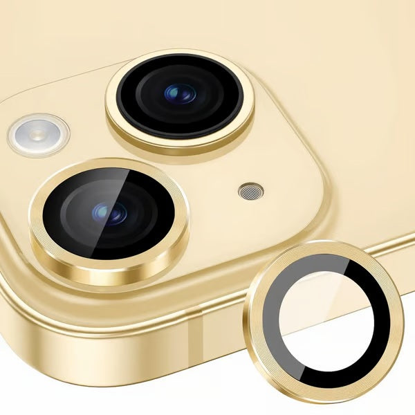 iPhone 14 | 14 Plus Series Camera Protection 3D Metal Ring Ensure your camera lenses remain scratch-free