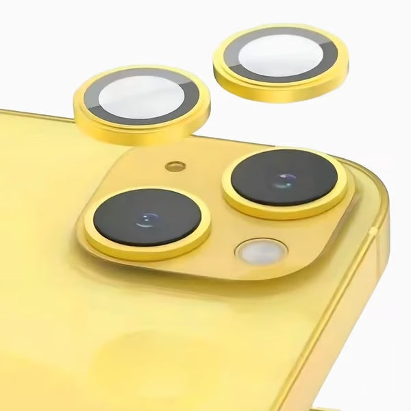 iPhone 14 | 14 Plus Series Camera Protection 3D Metal Ring Ensure your camera lenses remain scratch-free